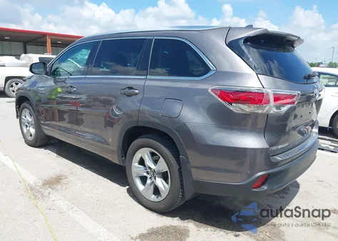2016 Toyota Highlander Hybrid Limited/Limited Platinum V6 from USA, damaged, VIN 5TDDCRFH2GS017321